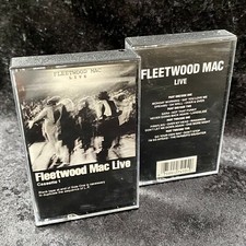Fleetwood Mac Live 2 Cassette Tape Set Warner Bros 1980 Dreams Sara Rhiannon