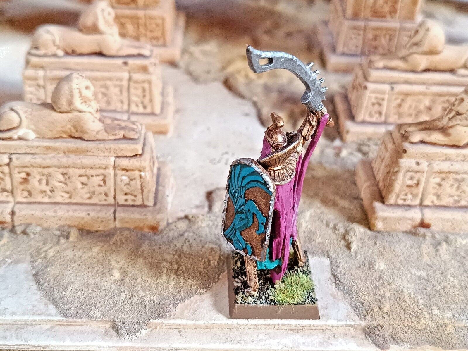 Warhammer Fantasy AOS Tomb Kings - Tomb King #1  / state of art - pro painted