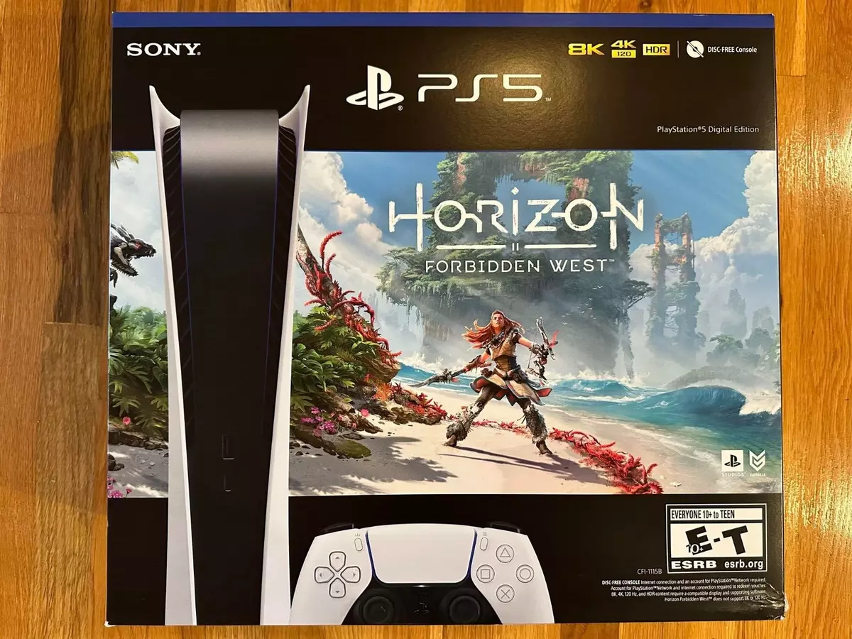 PS5 Digital Edition- Horizon Forbidden West Bundle