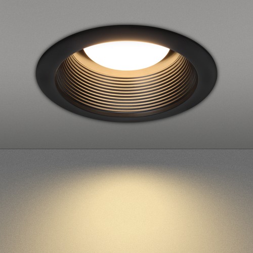 6-Pack 6" Recessed Can Light Trim, Anti-Glare Air Tight Baffle Trim - Picture 13 of 33