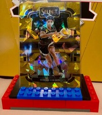 2023-24 Panini WNBA Select Gold Cracked Ice Prizm #40 Syndey Colson /10