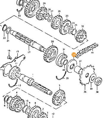 GENUINE SUZUKI FRONT SPROCKET OIL SEAL 09283-25069 25x52x11.5