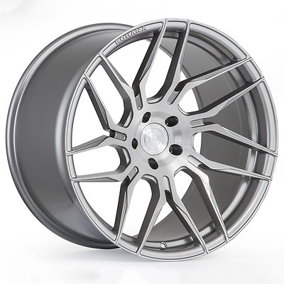 21” ROHANA RFX7 BRUSHED TITANIUM WHEELS FOR PORSCHE CAYENNE S GTS TURBO ...