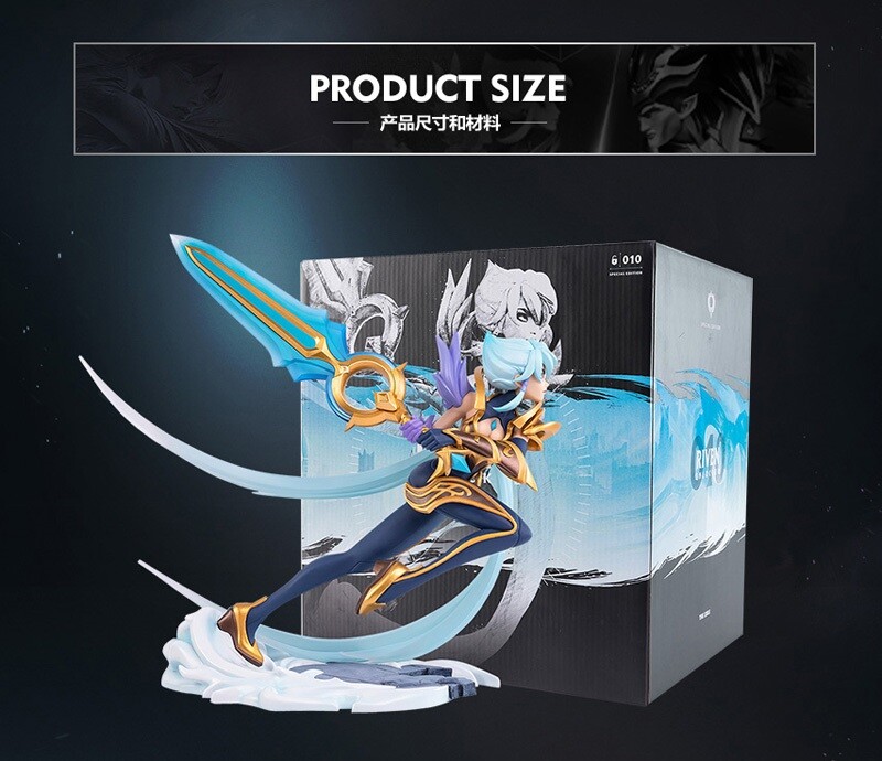 Official League Of Legends Riven The Exile Action Figure Model Toy