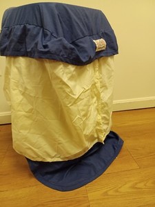 Kiddopotamus Stroller Baby Shade with Rain Shield; Gold Bug Infant Carrier Cover