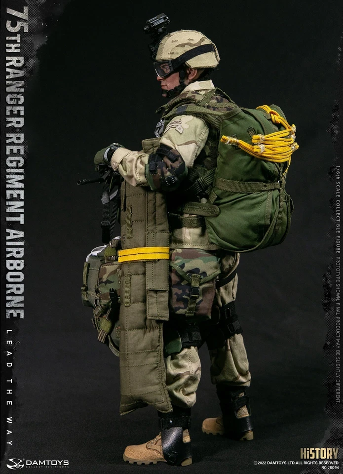 DAMToys Escala 1/6 12" 75º Regimiento Ranger Aerotransportado SAW Gunner Figura 78094 Nuevo Foto 2 de 4