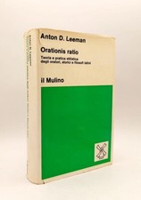 Leeman - Orationis ratio Teoria e pratica stilistica degli oratori latini - 1974