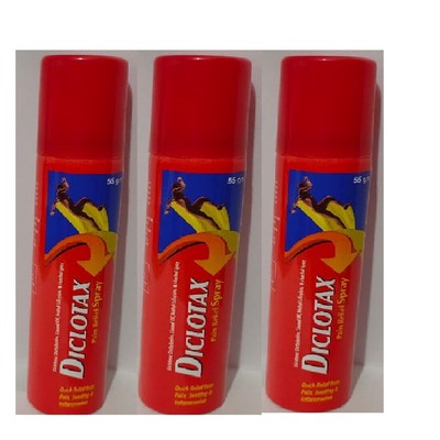 Diclotex Pain Free Sprey  60ml  Herbal Ayurvediv pack-4