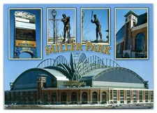 Miller Park Home of the Milwaukee Brewers Wisconsin Baseball Postcard