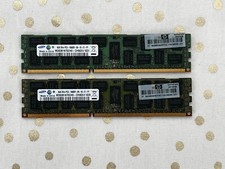 Samsung 8GB 2Rx4 PC3-10600R DDR3 1333MHz ECC Server Memory RAM 2 Sticks