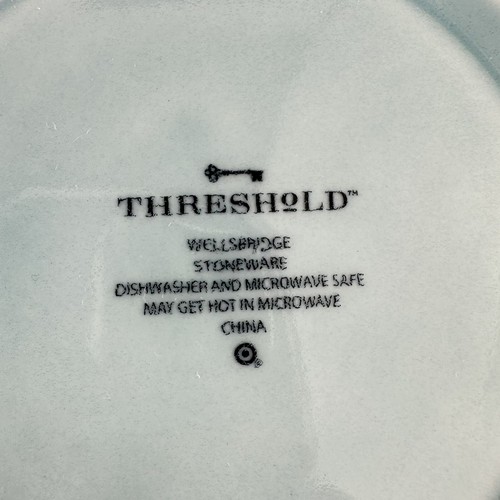 Threshold WELLSBRIDGE Aqua Blue Cereal Bowls (2) Scalloped Edge MINT Condition - Picture 16 of 21