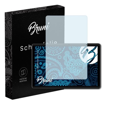 Bruni 2x Folie für Sky Devices Elite T10 Schutzfolie Displayschutzfolie