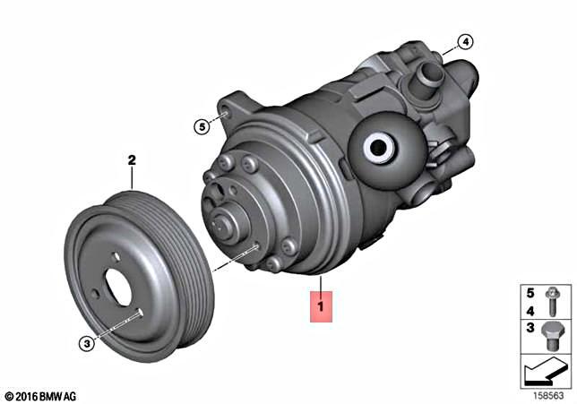 Genuine BMW X5 E70 X5 3.0si SAV Tandem Pump 32416783962 | eBay