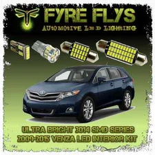 White LED interior lights package kit for 2009-2015 Venza 10 pcs 3014 series SMD