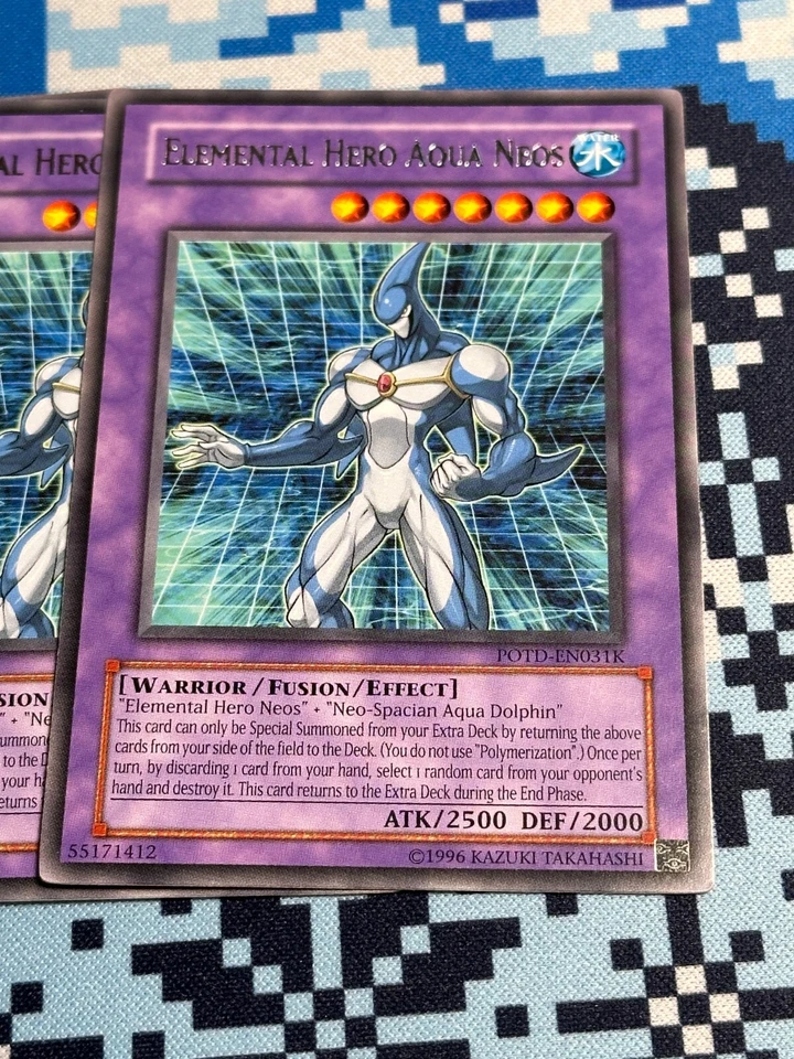YUGIOH! Konami Replacement Redemption Elemental Hero Aqua Noes POTD-EN031K LP