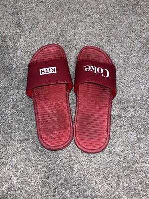 Kith X Coca-Cola Coke Slides Kith X Coca Cola Coke Slides Sandals Slip On Mens Size 7 100  main image 3