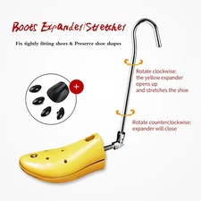 Boot Stretcher for Cowboy Boots, 1 pack Adjust Shoe Stretcher for Thick Feet
