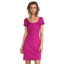 Diane Von Furstenberg dress mini orchid bloom jersey knit Medium