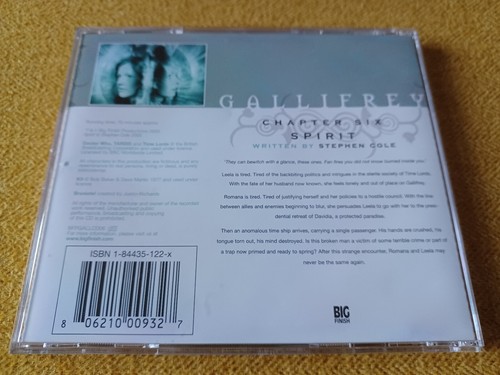 Gallifrey 2.2: Spirit - Big Finish Audio CD Doctor Who Lalla Ward Louise Jameson - Picture 2 of 4