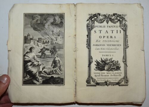 STAZIO - fig. 1786 -  opere - Tebaide - 2 volumi - Foto 1 di 10