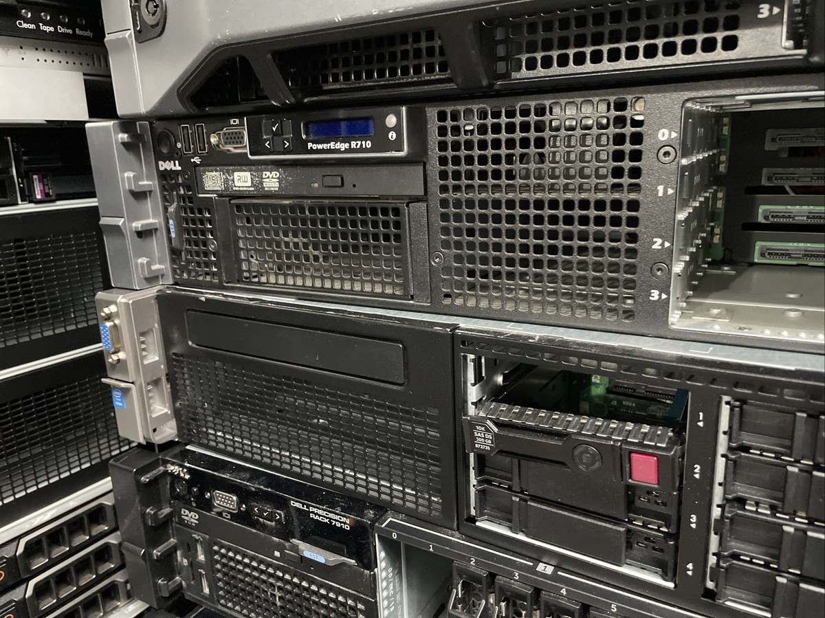 DELL R710 SFF x5650 hex core 64gb ram h700i idrac6 caddy 2u 2*psu