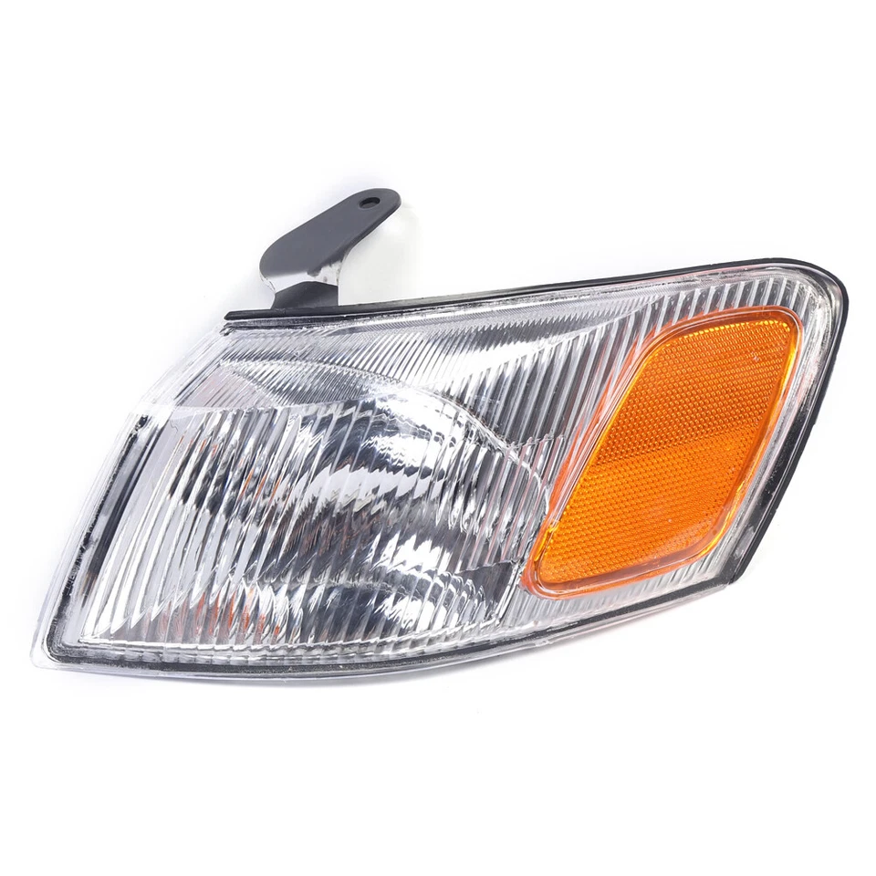 Left + Right Headlights and Corner Headlamps Set For 1997 1998 1999 Toyota Camry - Image 3 of 4