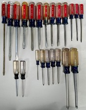 Lot Vintage Craftsman Usa Screwdrivers Flat Phillips Torx Driver Tool A25