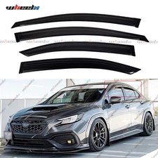 FOR 2022-2025 SUBARU WRX TAPE-ON WINDOW VISOR VENT SHADE RAIN GUARDS DEFLECTORS