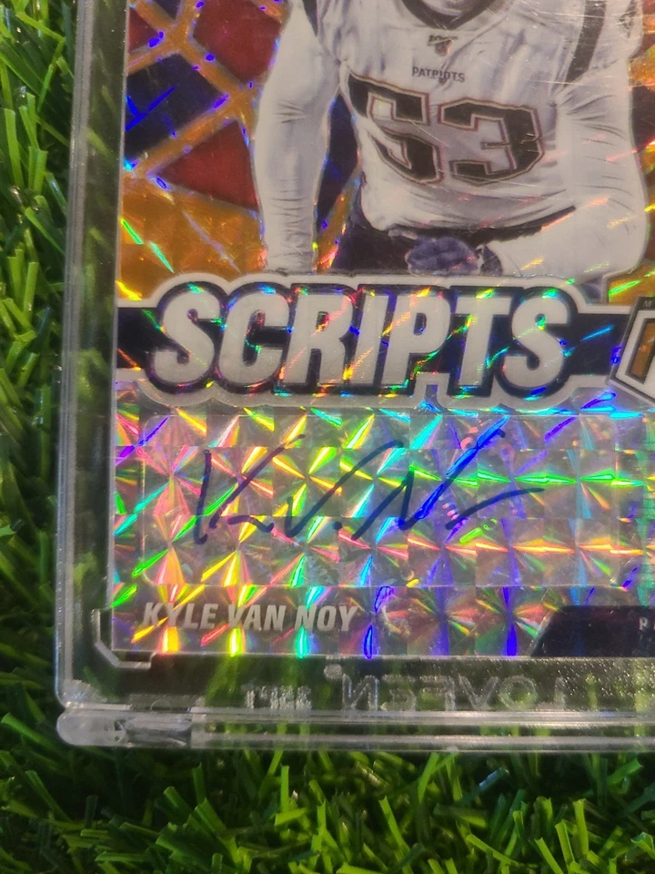2021 Panini Mosaic - Scripts Kyle Van Noy #S-KVN (AU) - Image 2 of 3