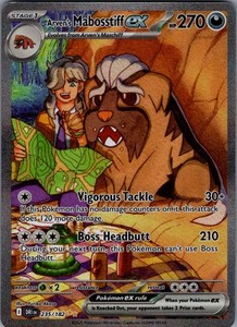 Arven's Mabosstiff ex 235/182 Destined Rivals Special Illustration Rare