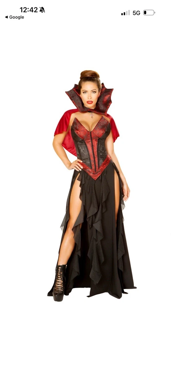 Preços baixos em Traje Completo Vermelho Vampiro Fantasias para