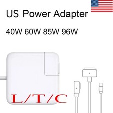 For Macbook USB-C To T / L / C Power Adapter for Mac Laptop Book Pro Air 87W 60W