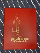 VINTAGE THE GOLDEN RULE MODEVERLAG LUTTERLOH W/ RULERS WEST GERMANY 1971