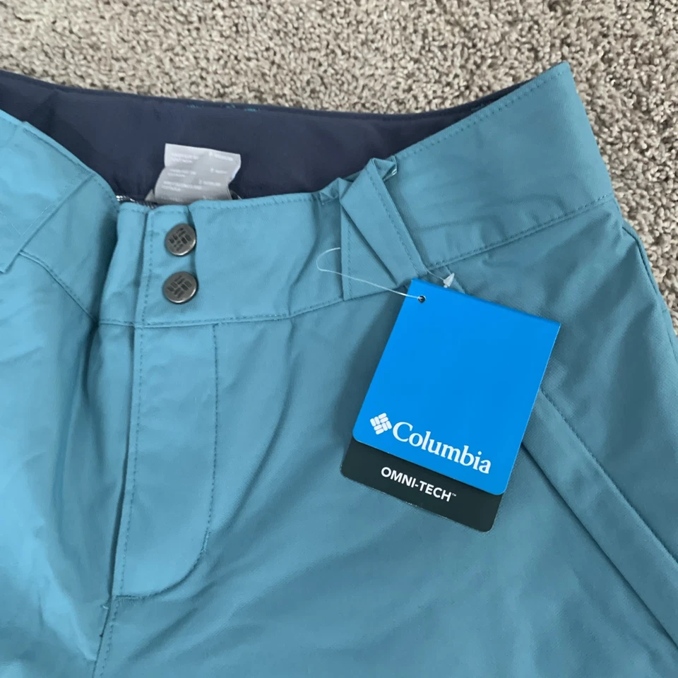 Pantalones para mujer Columbia Arctic Trip Omni-calor impermeables azul cañón PEQUEÑOS NUEVOS CON ETIQUETAS Foto 3 de 4