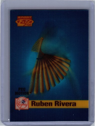 1996 Sportflix Ruben Rivera #19 card