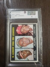1967 Topps - Roberto Clemente, Hank Aaron, Dick Allen #242 - Grade 4