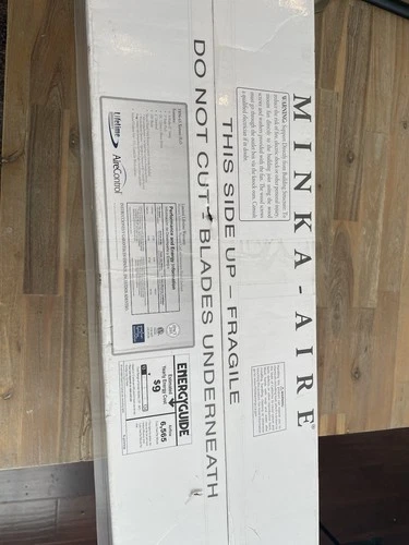 Minka Aire Xtreme H2O 65" Outdoor Indoor Ceiling Fan, Flat White F896-65-WHF NEW - Picture 4 of 10