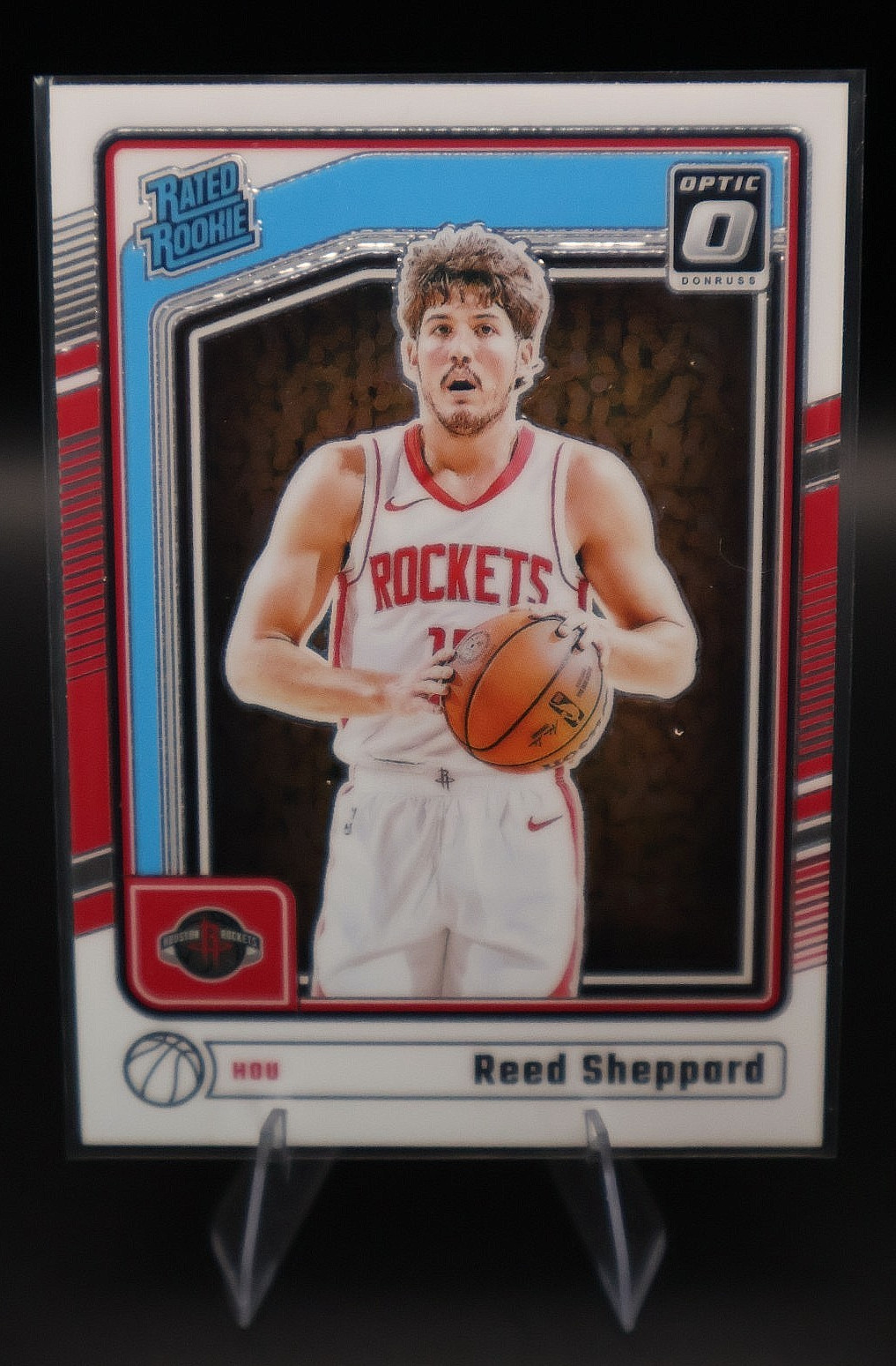 2024-25 Donruss Optic - Reed Sheppard Rookie - Rockets RC #255