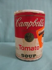 Vintage Campbell’s Tomato Soup Spinning Top - Wizzzer  1970 Mattel