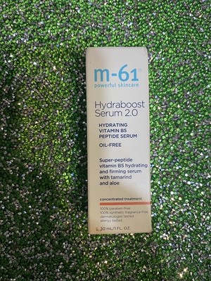 M-61 Hydraboost Serum 2.0 Hydrating B5 Peptide Serum- Oil Free 1oz NIB