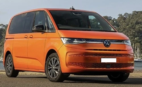 2xBLACK Cross bar / Roof rack for Volkswagen Multivan T7 April 2025 - 2027 - Picture 5 of 5