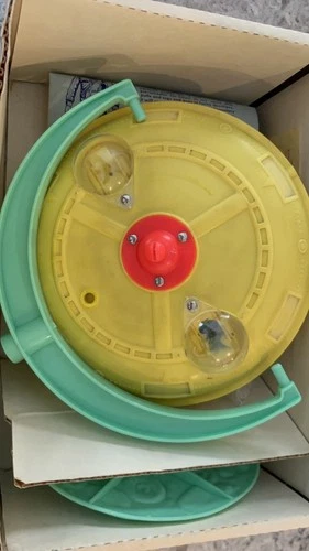 Vintage Original Marx Mystery Space Ship Set + Box, Gryo-Powered Toy