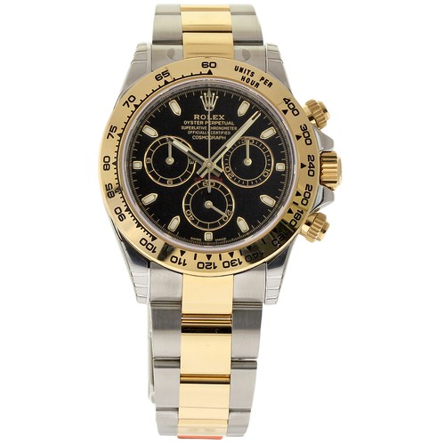 Rolex NEW Daytona Steel Gold Black 116503 (WARANTY Dated APRIL2023) B/P#RL274.23 - Picture 2 of 6