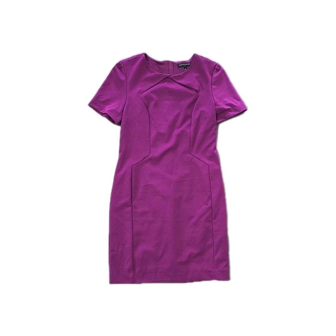 purple banana republic dress Banana Republic Womens 8 Purple Sheath Dress Short Sleeve Workwear Zip