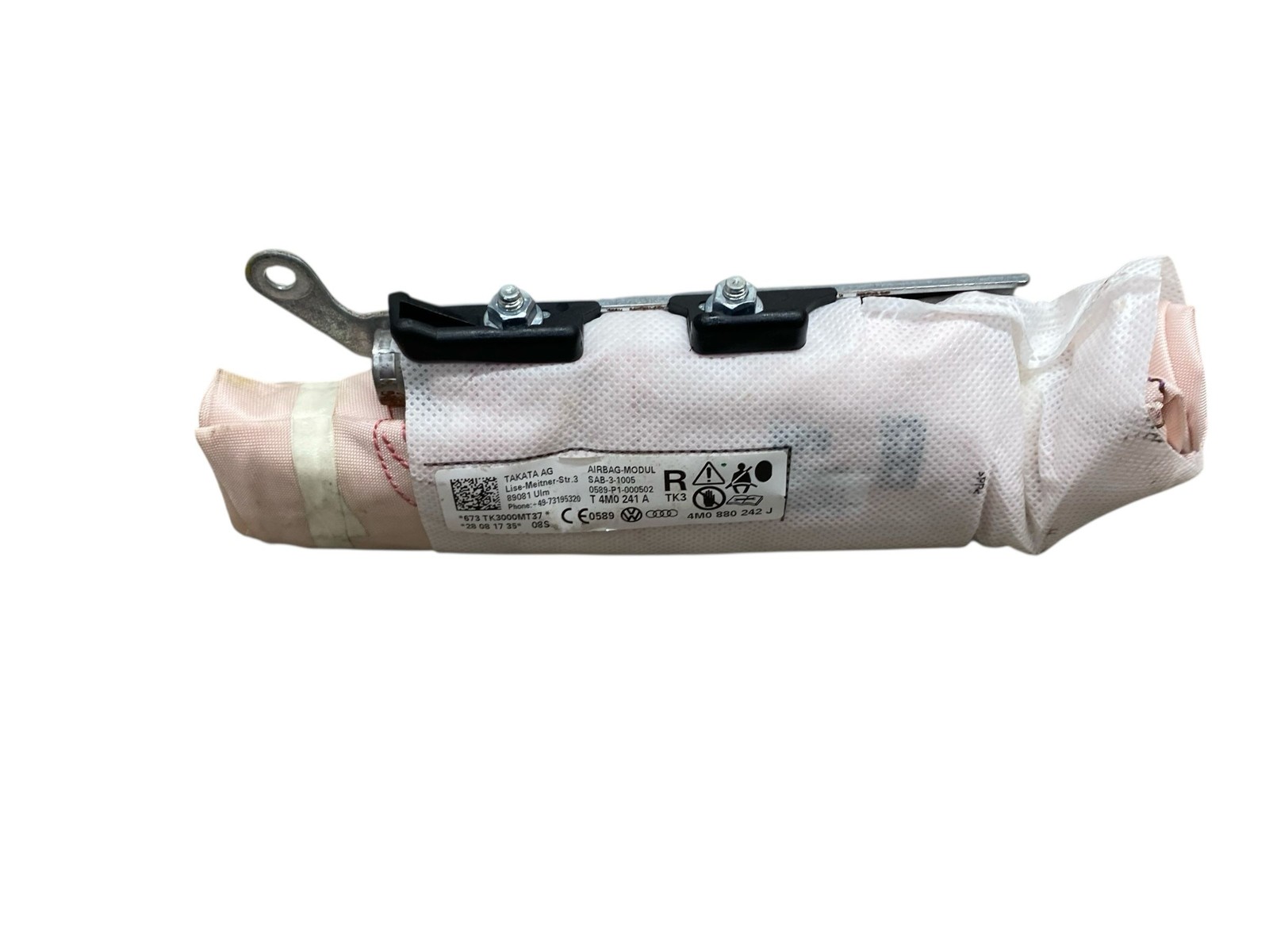 2016-2020 BENTLEY BENTAYGA FRONT RIGHT PASSENGER SEAT AIR BAG 4M0880242J