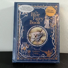 New, The Blue Fairy Book Leather Bound, Gilded edge Classic by Andrew Lang