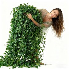 24Pcs Artificial Ivy Garland 19m Greenery Vine Hanging Wedding Party Decor
