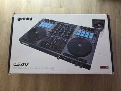 GEMINI Professional DJ Controller Mixer G4V 4-Ch 24Bit Audio-Inter BITTE LESEN