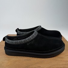 New Mens Koolaburra By Ugg Burree Lined Black Slip On Slippers Shoe Size 8 M NIB