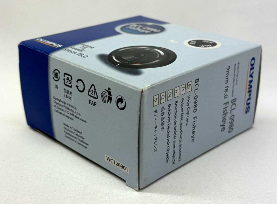 Olympus Fisheye Lens 9mm f/8 BCL-0980 Body Cap [Mint] w/Box Micro